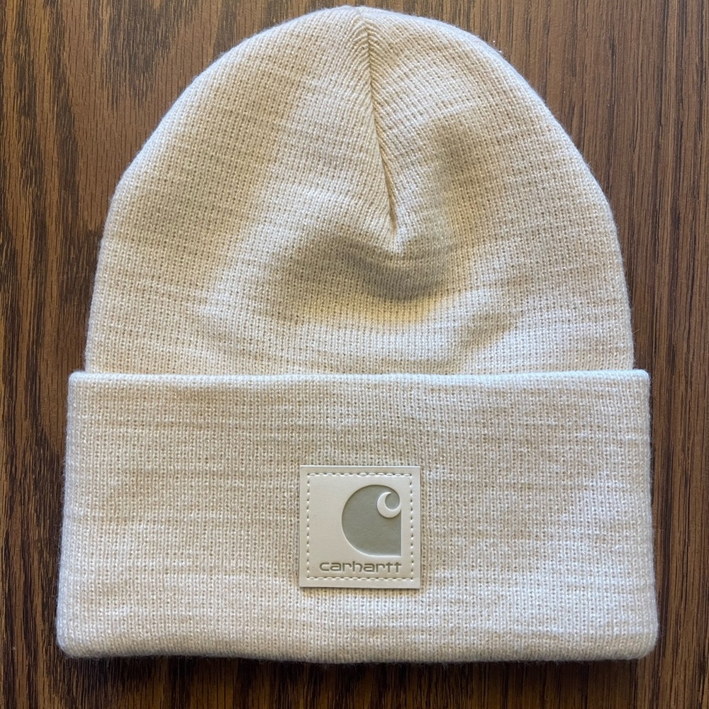 Carhartt Off-White Knit Beanie